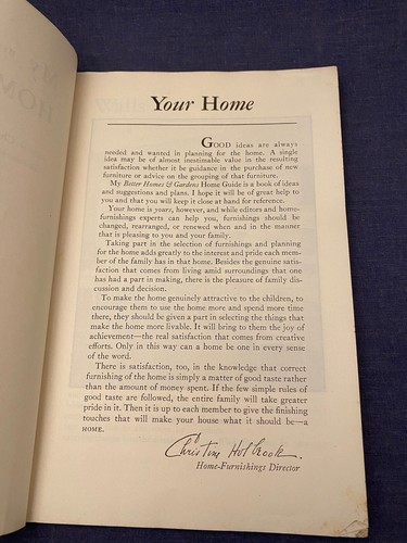 1933 My Better Homes & Gardens Guide Christine Holbrook Decor Interior Design PB - Picture 5 of 14