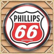PHILLIPS 66 GAS SERVICE STATION BANNER SIGN GARAGE MURAL MED L XL XXL SIZES