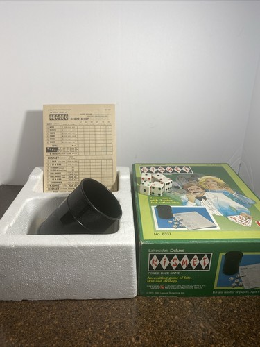 Vintage Lakeside Deluxe Kismet Poker Dice Game 1982 - Picture 4 of 6