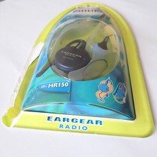 Philips Eargear SBC HR150 - Radio FM in-ear FM - Funzionamento testato, IMBALLO ORIGINALE, Vintage