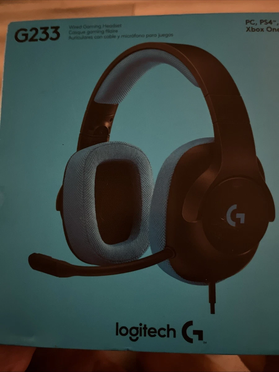 Logitech G233 Prodigy Blue/Black Wired Headband Headset | eBay