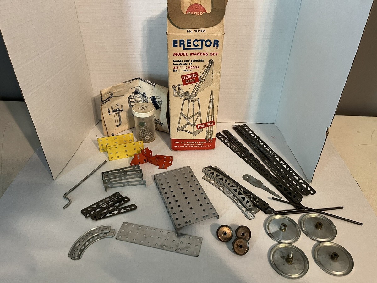 Crane Steel Erector Set 1+ Thousand Erector Set Royalty-Free