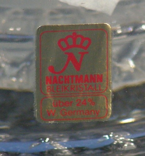 TOPP Nachtmann Europa ~ wunderschönes Blei - Kristall Dessertschalen Set RAR - Picture 2 of 2