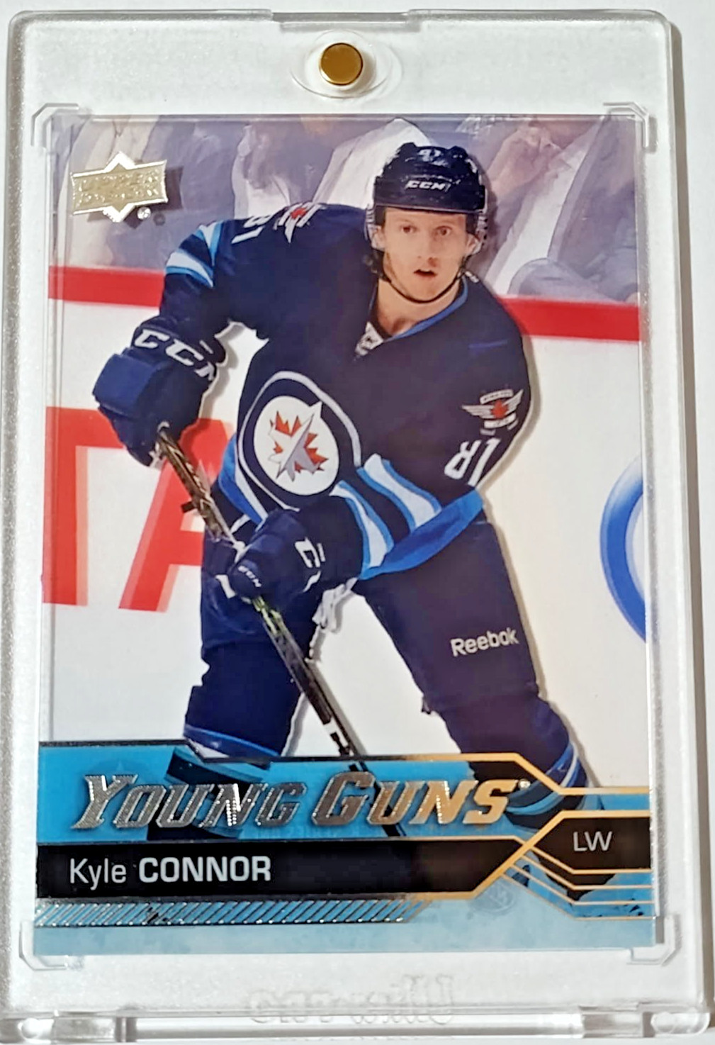 2016-17 Upper Deck Young Guns Clear Cut Kyle Connor #212 Rookie RC