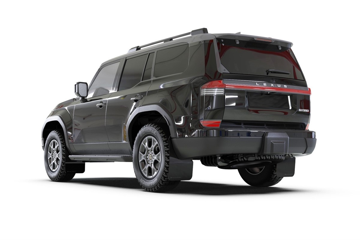Rally Armor Mud Flap w/ Black Logo for 2024-2026 Lexus GX 550