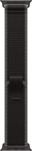 Apple Watch Ultra3 49mm Black/Charcoal Trail Loop Band Black Titanium S/M Open