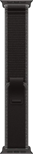 Apple Watch Ultra3 49mm Black/Charcoal Trail Loop Band Black Titanium S/M Open