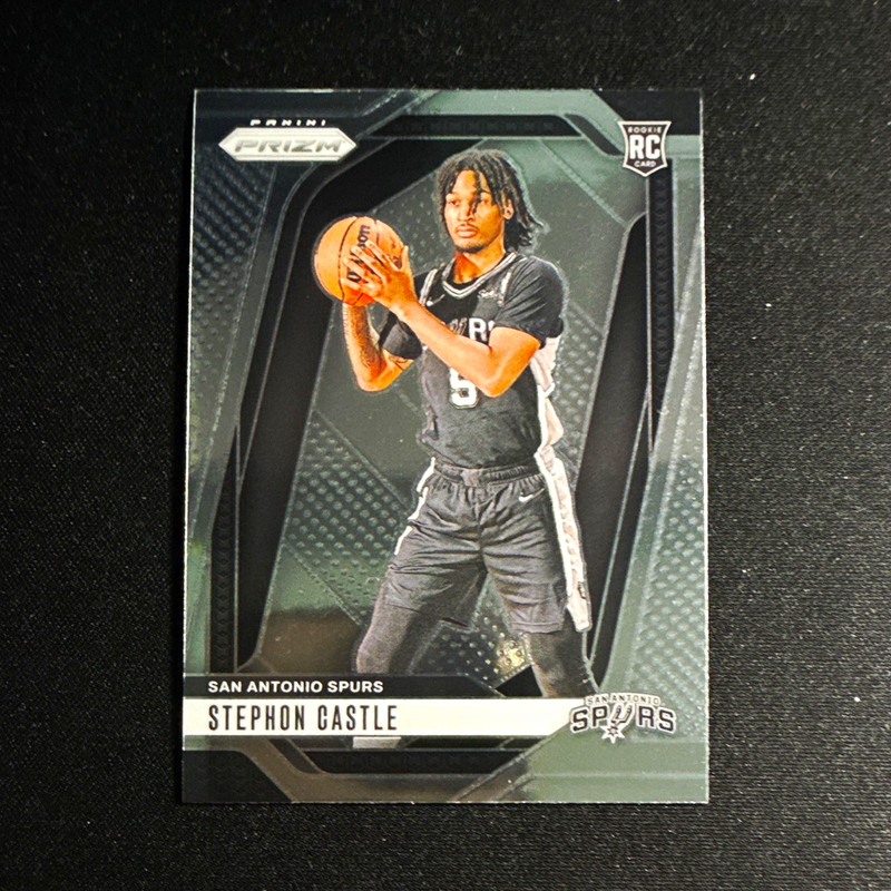 2024-25 Panini Prizm Stephon Castle RC Rookie 234 San Antonio Spurs