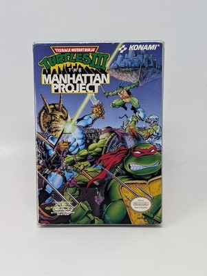 Teenage Mutant Ninja Turtles III: The Manhattan Project (Nintendo) - CIB VG