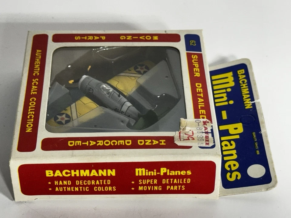 Bachmann Mini Planes 62 Grumman F4F Wildcat 8362 In Original Box  - Image 4 of 4