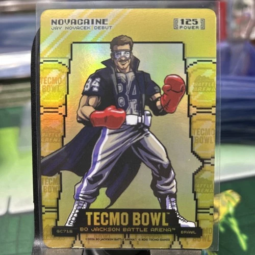 Bo Jackson Battle Arena NOVACAINE Jay Novacek Gold Coin Flip Brawl 125 Power
