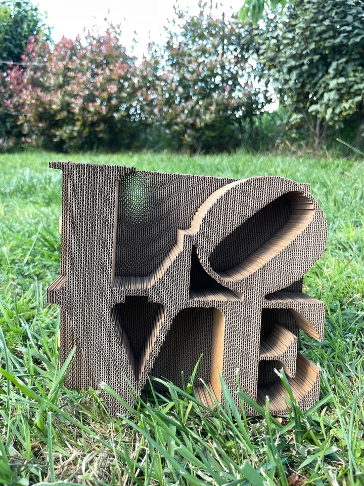 PUZZLE 3D CARTONIC - LOVE - CARTONE PRETAGLIATO DA ASSEMBLARE DESIGN 128 PZ - Immagine 3 di 4