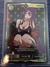 VCard Awakened Worlds 1st Edition Numi 4.0 9 Holo Rare 198/250