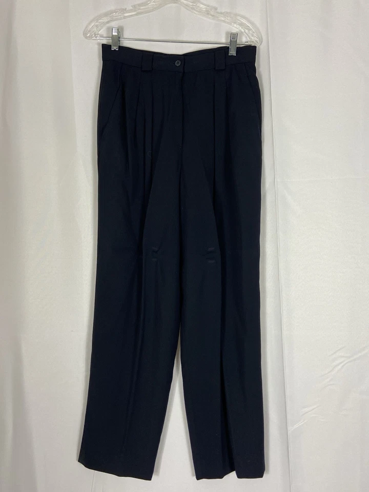 Черный брючный костюм Giorgio Armani Le Collezioni размер 10 - Изображение 3 из 4