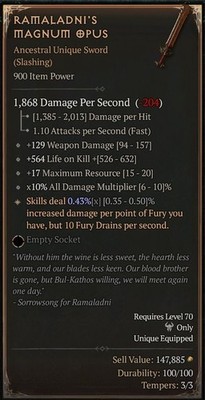 Ramaldin's Magnum Opus Season 14 SC PC PS XBOX