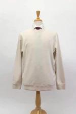 NWT Brunello Cucinelli Men's Graphic Logo Signature Crewneck Sweater Size L A258