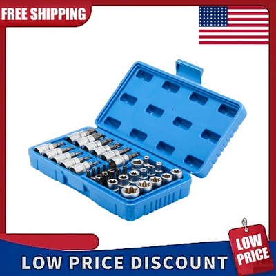 E-Socket 3/8''MDrive USA 3/8'' 3/8 Drive Tool Case For Trucks E-torx 34Set CR-V