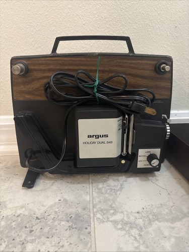 Vintage Argus Filmprojektor Holiday Dual 848 getestet funktioniert - Bild 1 von 7