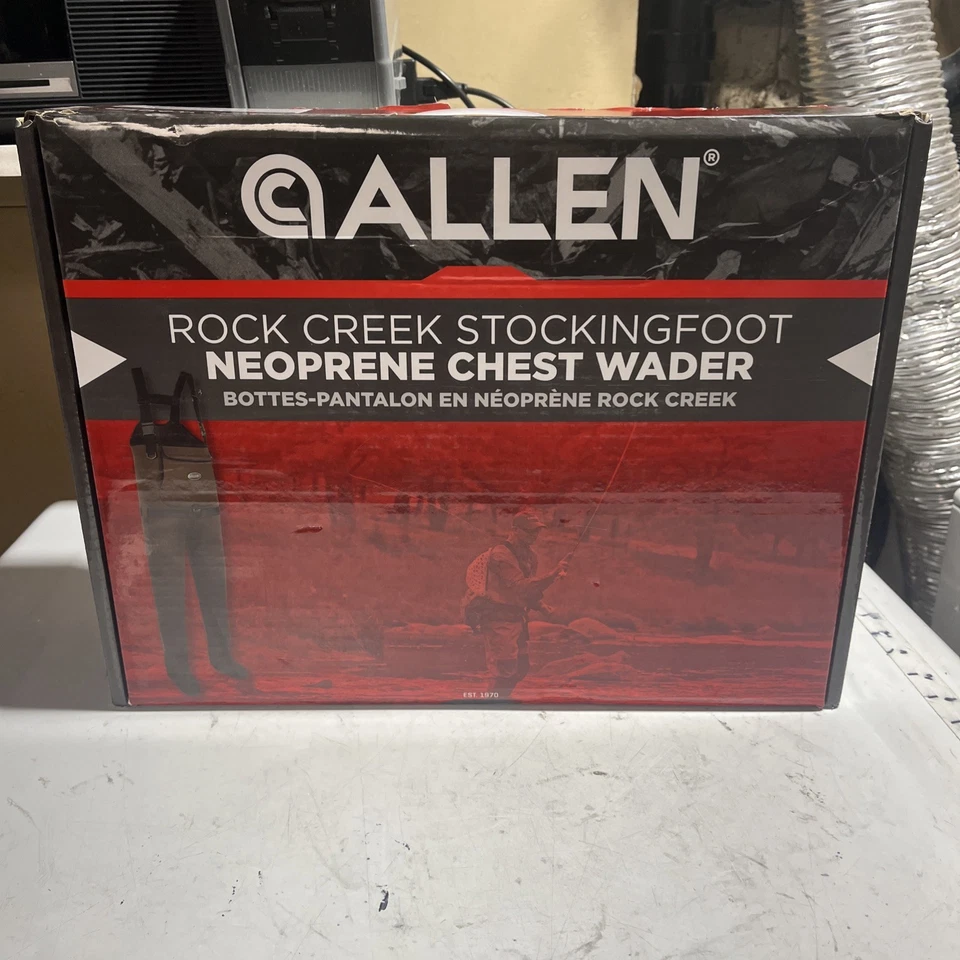 Allen Company Rock Creek Stockingfoot Neoprene Chest Waders (Brown, Medium) - Image 2 of 4