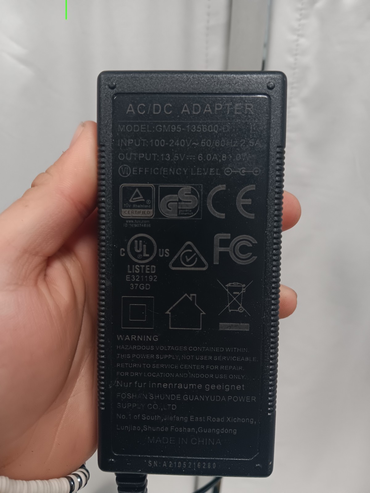 AC-DC Adapter for Portable Freezer Converter Power Adapter Car Cigarette Lighter