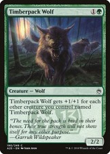 2018 Magic: The Gathering: Masters 25 - Timberpack Wolf (#190, C, Near Mint)