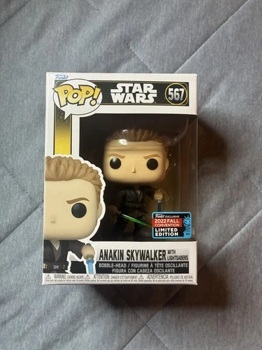 Funko Pop! Star Wars Anakin Skywalker With Lightsabers #567 Convention Exclusive