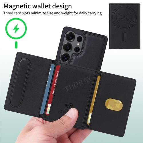Schutzhülle für Samsung S24 S23 Ultra S22 Plus S21 S20 Flip Cover Wallet Etui - Picture 27 of 74