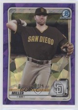 2020 Bowman Chrome Sapphire Edition Purple 15/20 Owen Miller #BCP-102 fm0
