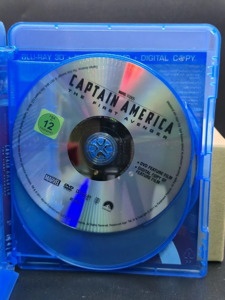Captain America (Schuber, 3D Blu-ray, Blu-ray, DVD) - Bild 3 von 4