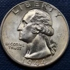 1944 D Washington Quarter 25c Silver BU UNC GEM Brilliant Uncirculated #97133