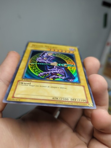 YuGiOh Mago Negro Dark Magician #DIY-P006 Portuguese 1st Edition Ultra Rare - Picture 3 of 6