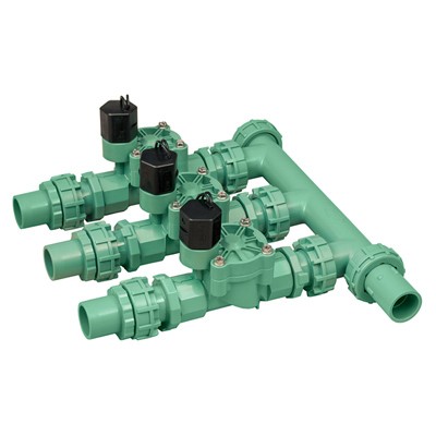 Underground Sprinkler Manifold, 3-Valve - 57253