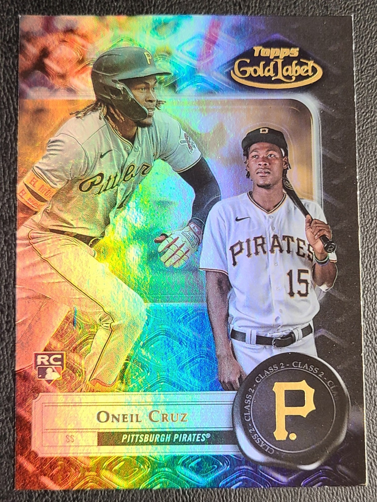 2022 Topps Gold Label - Oneil Cruz #95 Class 2 Black (RC)