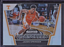 2021-22 Panini Prizm Draft Picks Widescreen Prizms Silver #8 Jaden Springer