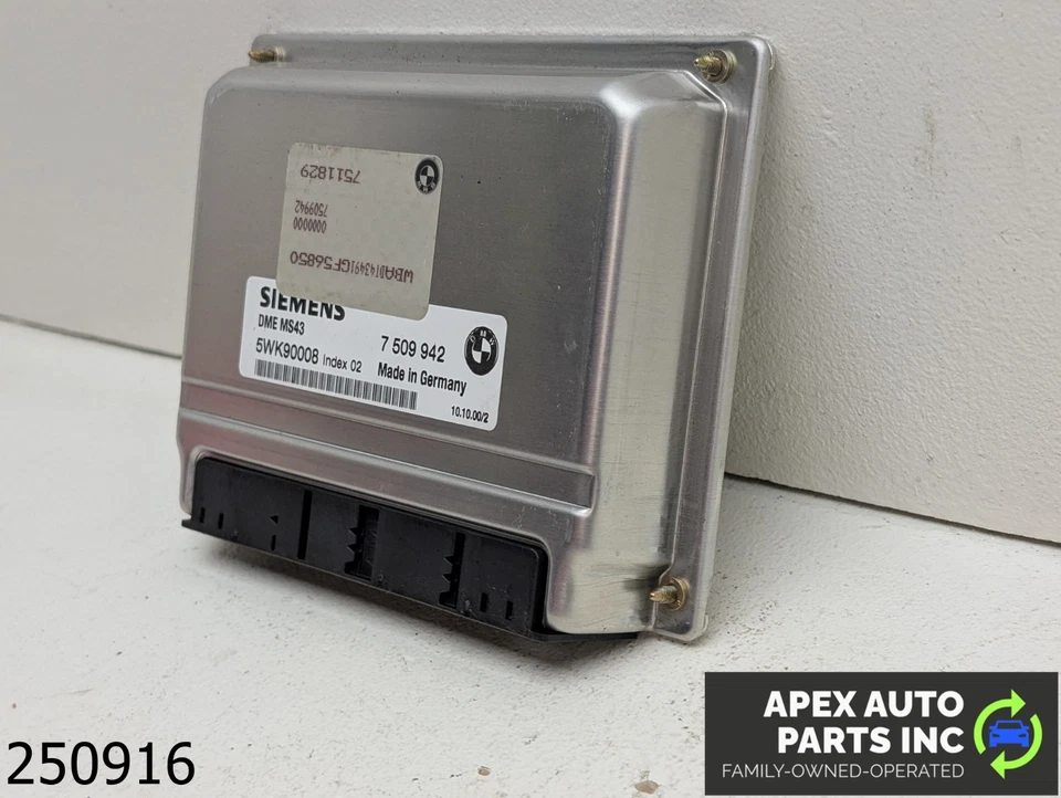 OEM 1997-2001 BMW 525i 2.5L Engine Computer Unit ECU - Image 2 of 4