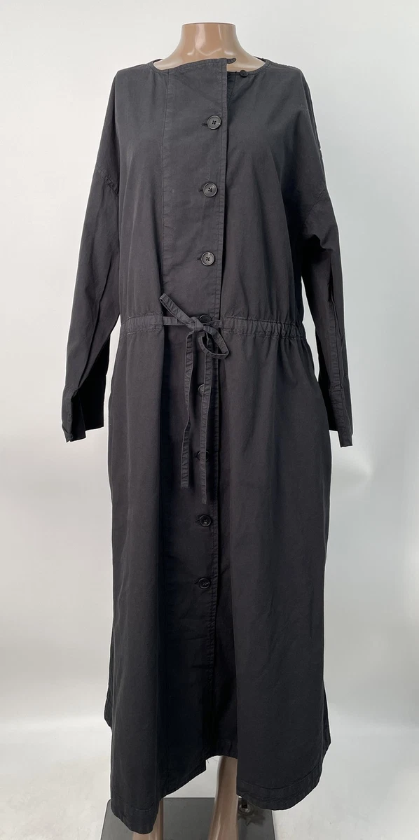 Linen Long Sleeve Solid Maxi Dresses for Women for sale | eBay