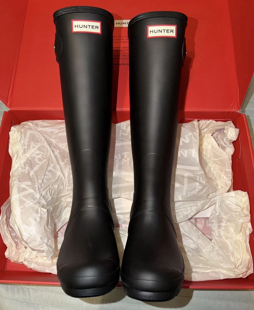 hunter boots tall black products for sale | eBay