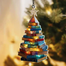Book Lover Christmas Ornament, Book Lover Gift, Book Club Gift, Book Lover, Book