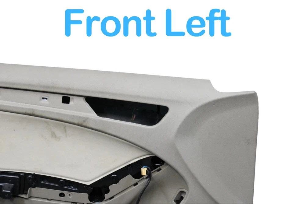 09-12 Audi A4 A4 Quattro Delantero Izquierdo Lado del Conductor Interior Puerta Panel Fabricante Original Foto 3 de 4