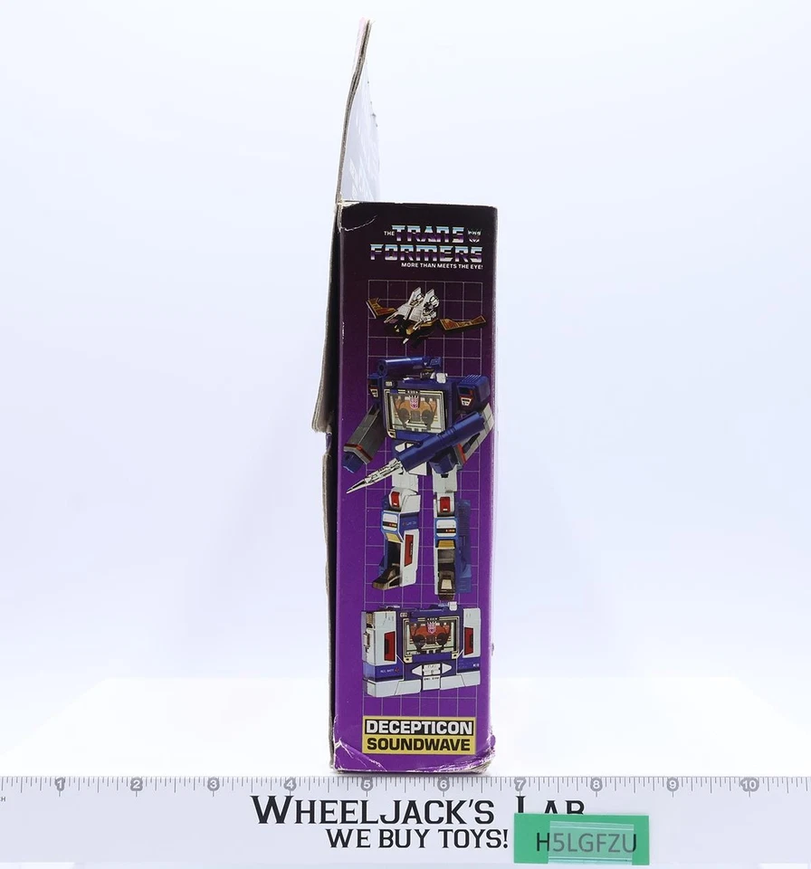 Soundwave & Buzzsaw 100 % completo con caja e inserto Transformers G1 1984 vintage Foto 4 de 4