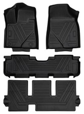 Tpe Floor Liner Mats For 2014-2019 Toyota Highlander 7 Seats All Weather