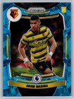 2021 Panini Prizm EPL Blue Ice /75 RC #256 Adam Masina