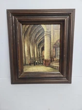 Montanola 82 Gothic Cathedral  Beatifull Oil Painting Wall Art