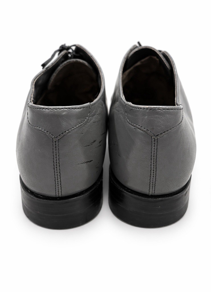 Stacy Adams Mens 10D Gray Cap Toe Oxford Lizard Print  display picture 1