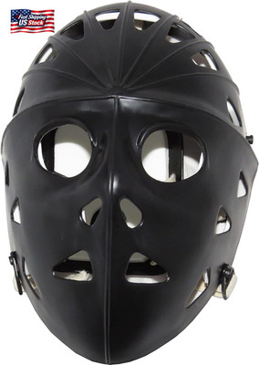 Mylec Adult Street Hockey Goalie Mask - High-Impact - Ventilation Holes + Adjust