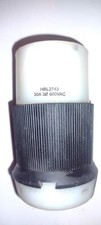 Hubbell HBL2743 Twist Lock Cord Connector, 30 Amp@600 Volt Three Phase