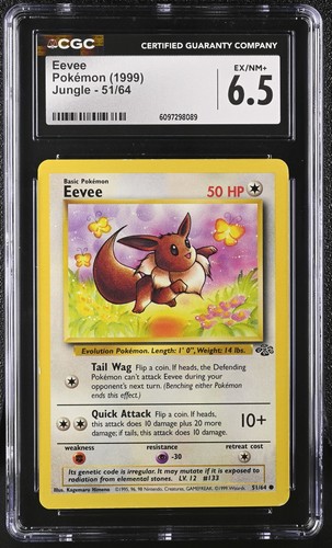Eevee (Unlimited) graded CGC 6.5 for sale on eBay
