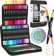 Dual Tip Art Marker Set with Case