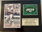 Joe Namath Autographed Matted Photo NY Jets Super Bowl XXXl Champion.