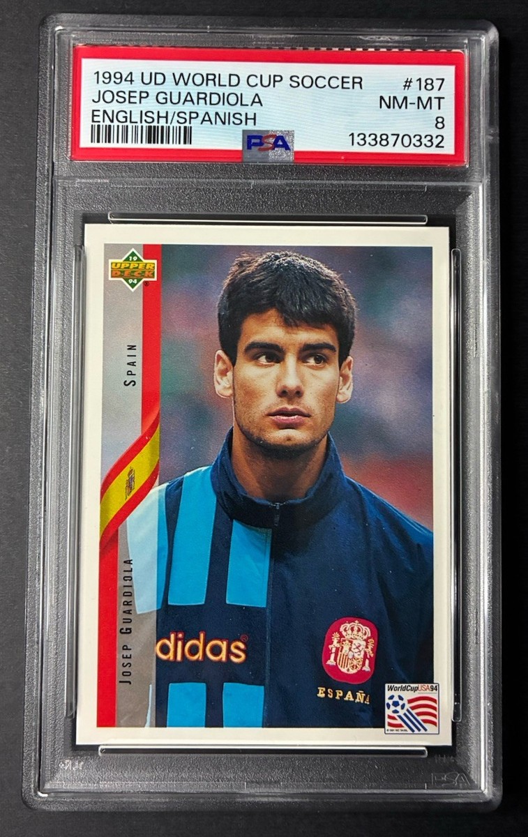 1994 Upper Deck World Cup English/Spanish - Pep Guardiola #187 (RC